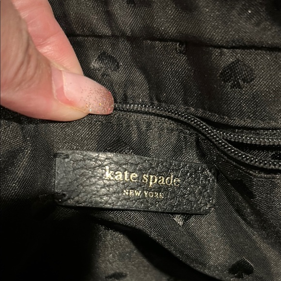 Kate Spade Black Leather Shoulder Bag - Picture 6 of 8